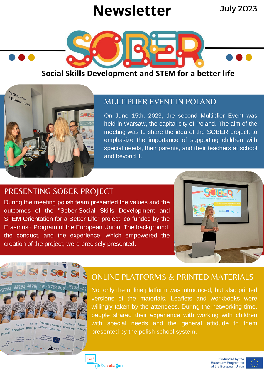 SOBER Project Newsletter July 2023